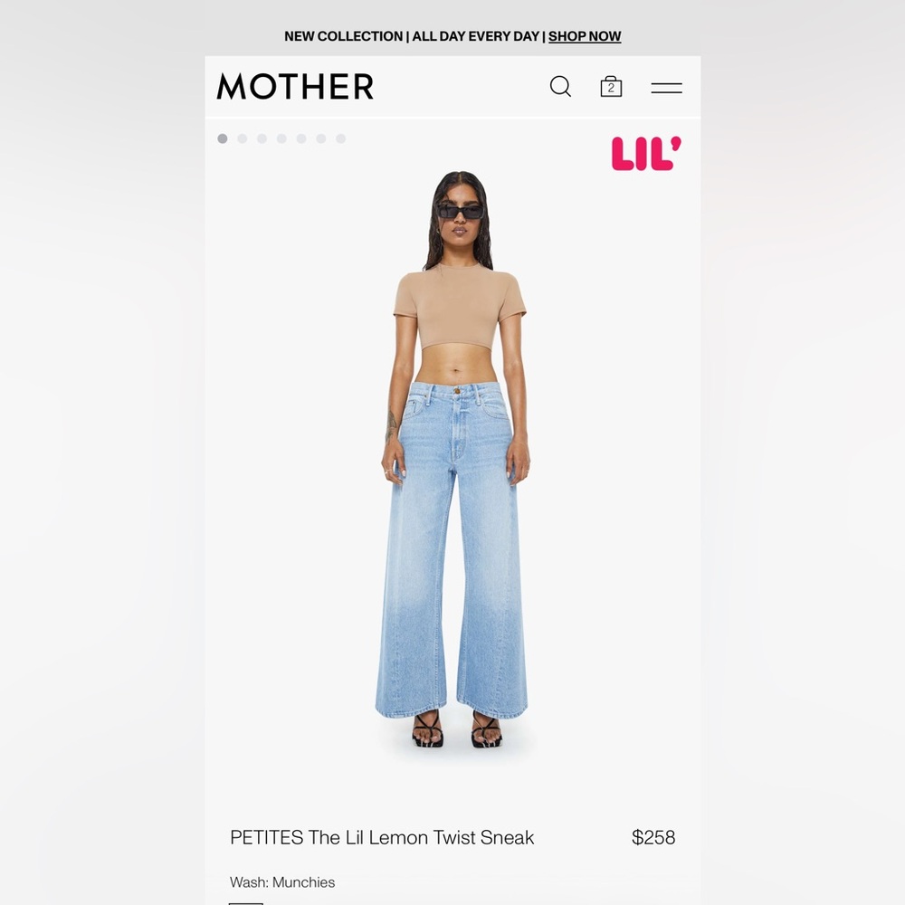 MOTHER PETITES The Lil Lemon Twist Sneak